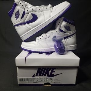 Jordan 1 Retro High Court Purple (W) Size:8.5